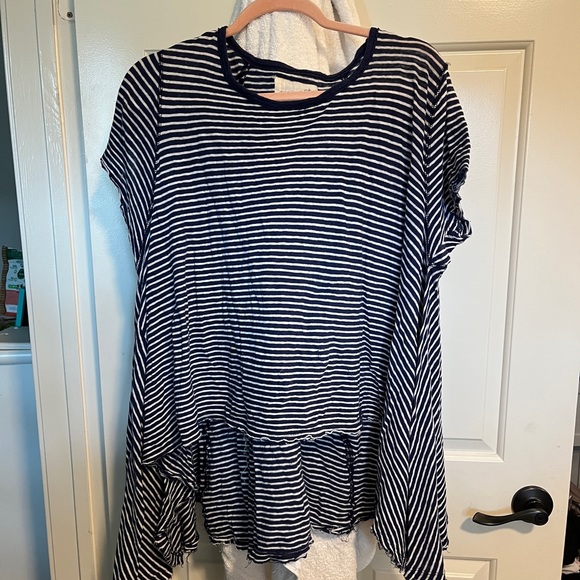Free People High Low Linen Tunic - Picture 3 of 3